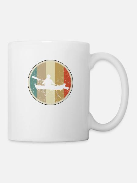 Kayak Kajakfahren Paddelboot Kanusport - Tasse - Weiß