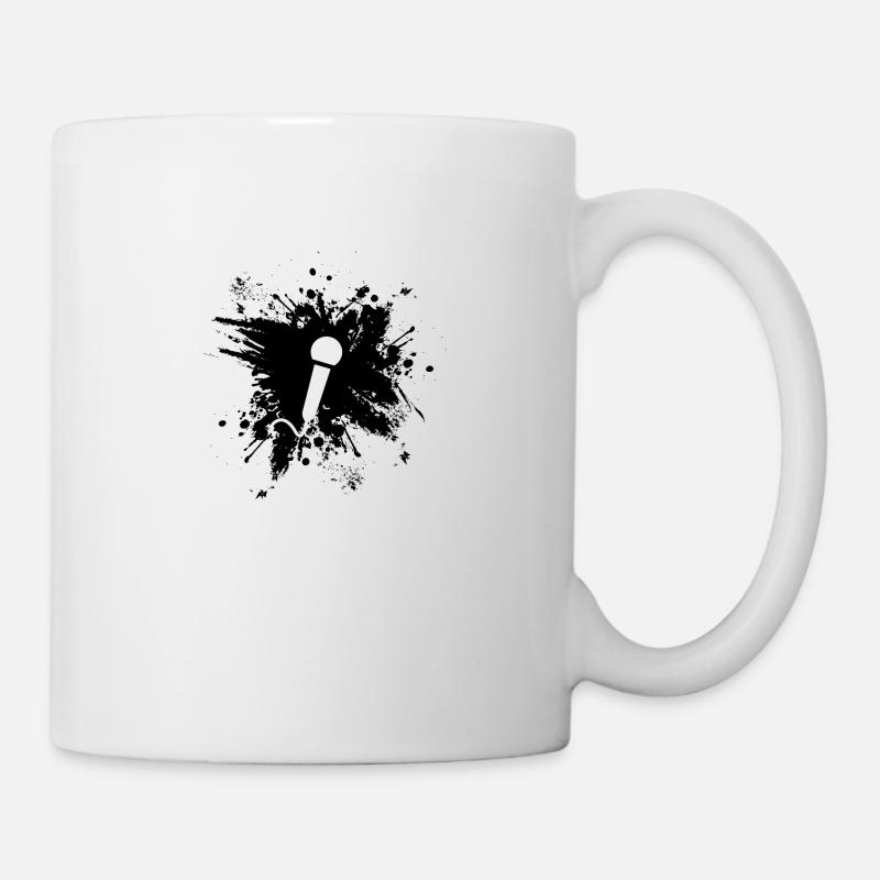 Mikrofon Geschenk - Tasse - Weiß