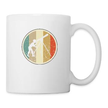 Astronom Teleskop Astronomie - Tasse - Weiß - Rechts