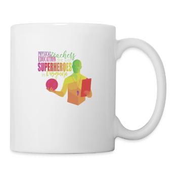Physical education teacher PE teacher physical education exercise - Mug - white - Right
