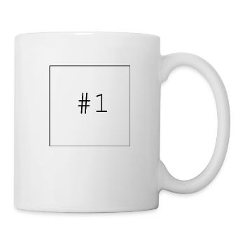 #1 - Number One - Tasse - Weiß - Rechts