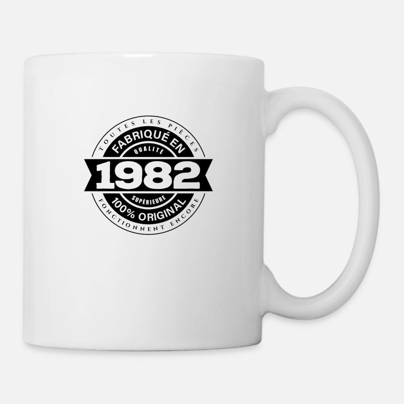 FABRIQUÉ EN 1982 - Mug blanc - blanc
