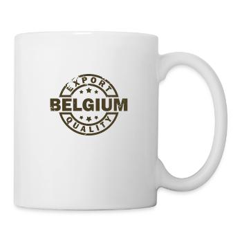 Export quality belgium - Mug blanc - blanc - Droite