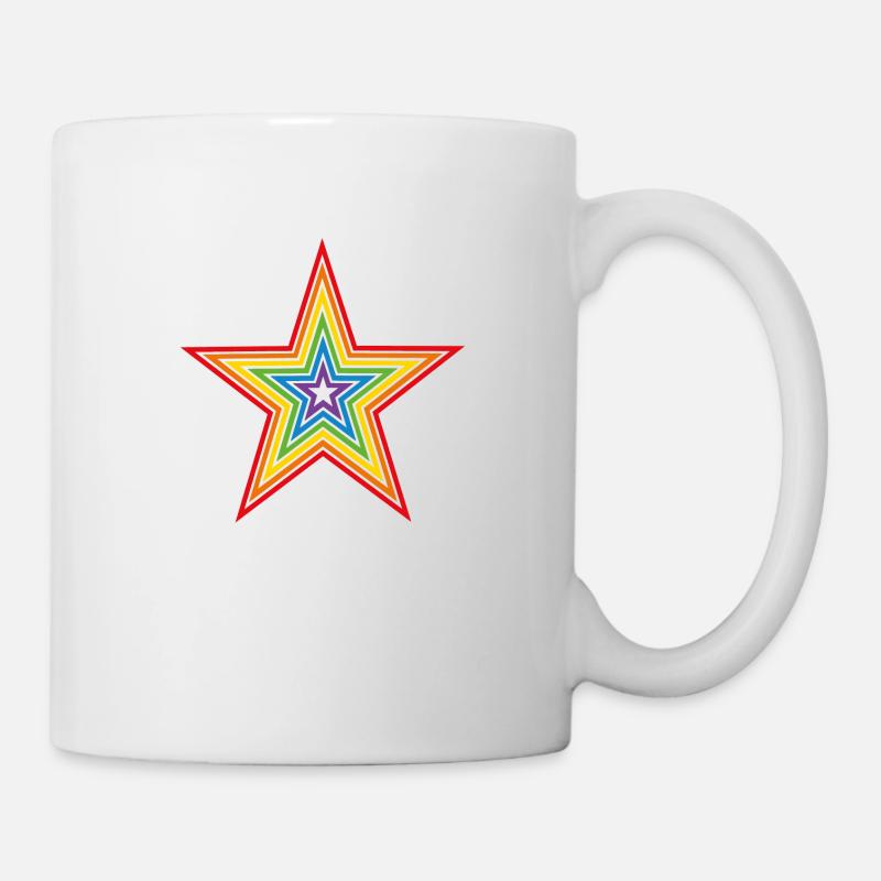 Pride Star - Tasse - Weiß