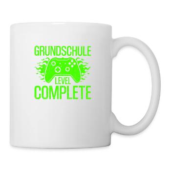 Grundschule Abschluss Level Complete - Tasse - Weiß - Rechts