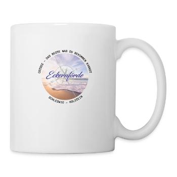 Eckernförde - Ostsee - Tasse - Weiß - Rechts