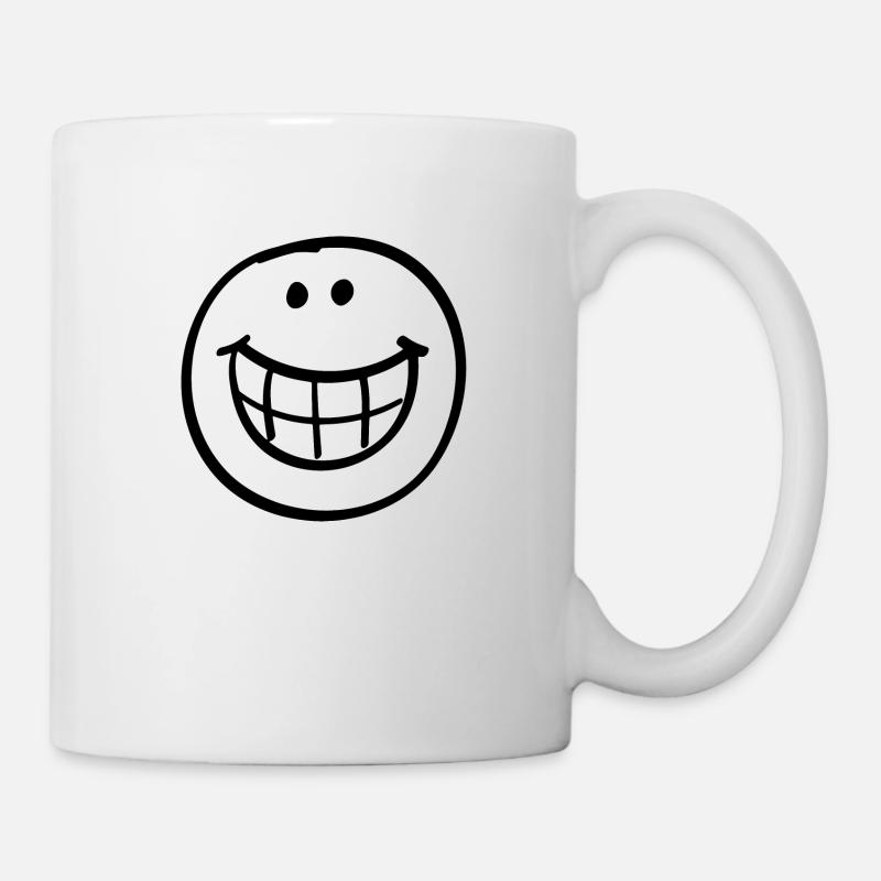 Broad grin - Mug - white