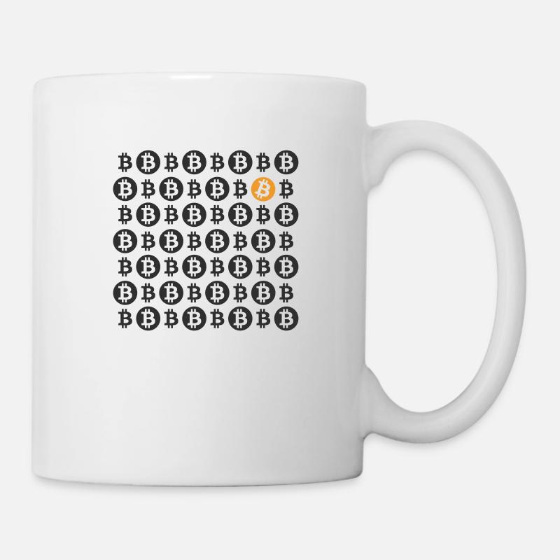 BitcoinChess - Tasse - Weiß