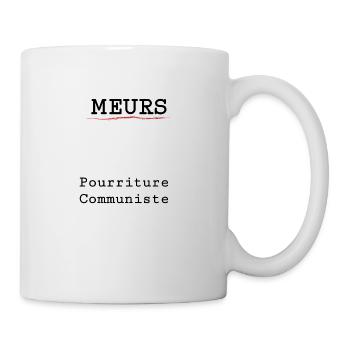 Meurs Pourriture Communiste / La Cité De La Peur - Mug blanc - blanc - Droite