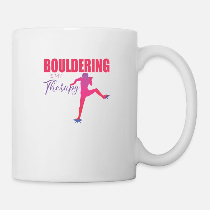Bouldern - Tasse - Weiß