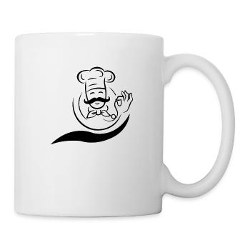 Cuire la cuisine Food - Mug blanc - blanc - Droite