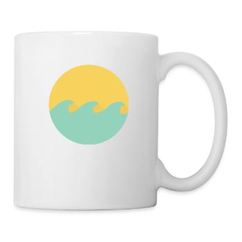 miami welle - Tasse - Weiß - Rechts