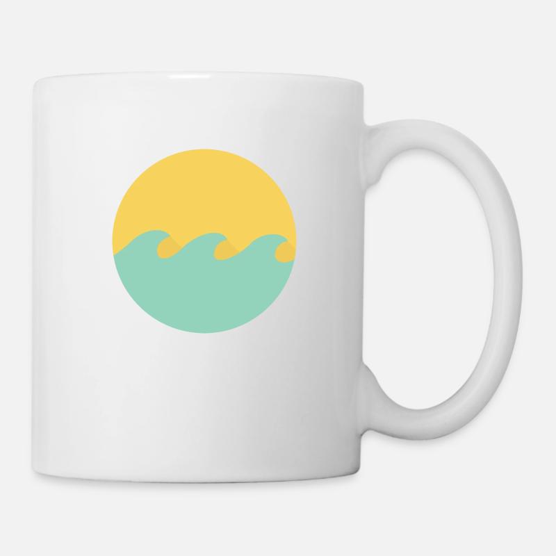miami wave - Mug - white