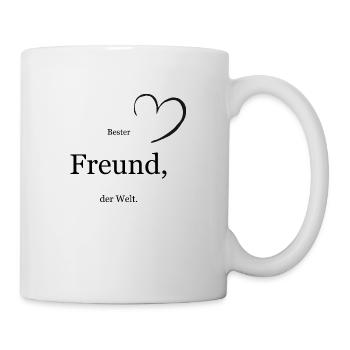 Bester Freund - Tasse - Weiß - Rechts