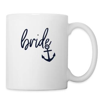 Bride Shirt | Hafen der Ehe - Tasse - Weiß - Rechts