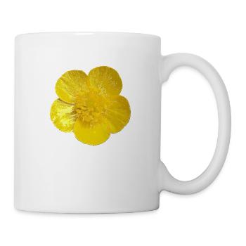 Flower Beautiful Buttercup Flower Spring Design - Mug - white - Right
