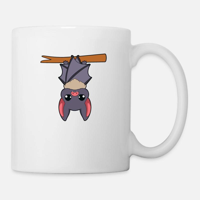 Fledermaus - Tasse - Weiß