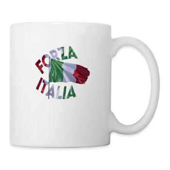 Italiano Forza Italia Calcio Geschenk - Tasse - Weiß - Rechts