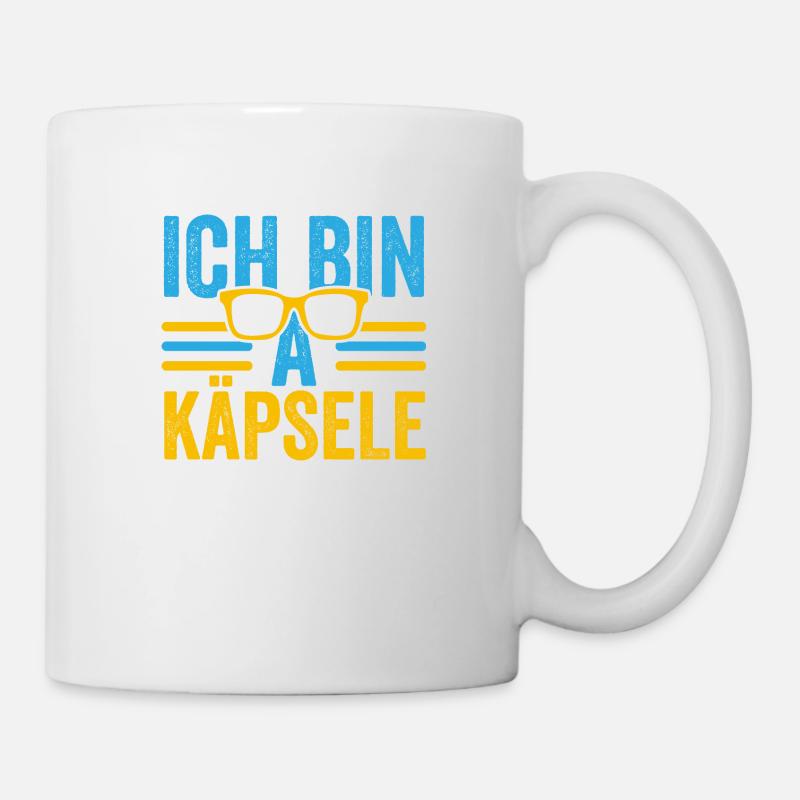 ICH BIN A KÄPSELE by The Manzanita´s - Tasse - Weiß