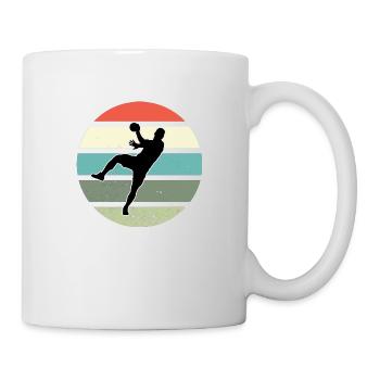 Handball Athletes Handball Player Retro Club Sport - Mug - white - Right