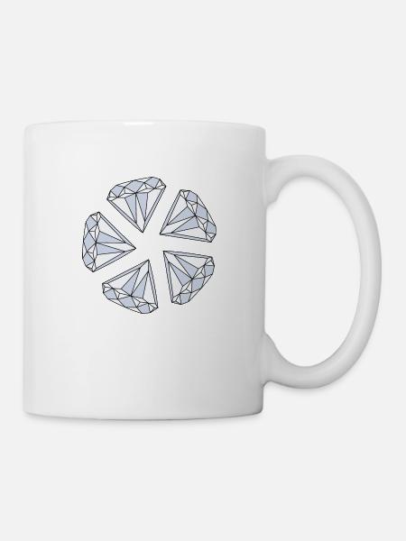 Diamond (diamond) - Mug - white
