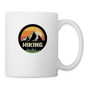 Randonnée en montagne Randonnée Alpiniste Motif - Mug blanc - blanc - Droite
