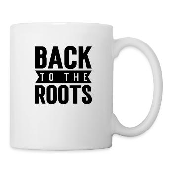 Back to the roots - Tasse - Weiß - Rechts