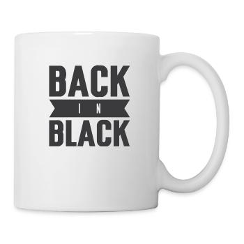 back in black - Mug - white - Right