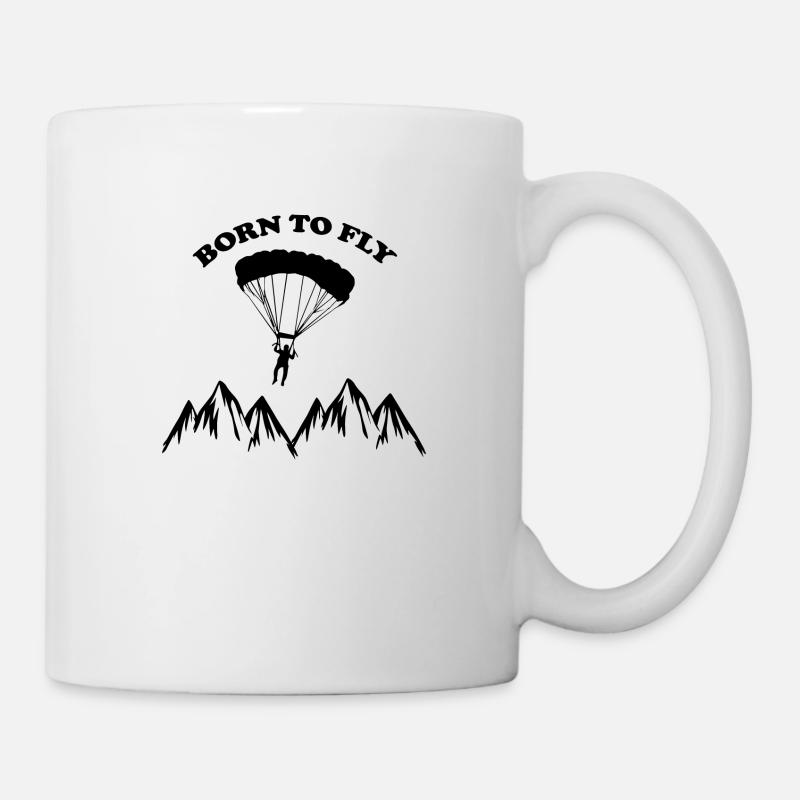 Paragliding - Tasse - Weiß