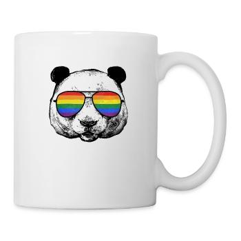 LGBT Panda Arc-en-ciel Drapeau LGBTQ Gay Pride - Mug blanc - blanc - Droite