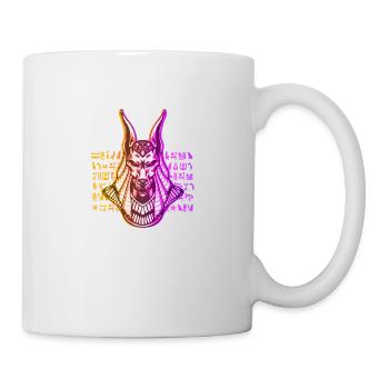 Anubis Gott Ägypten - Tasse - Weiß - Rechts
