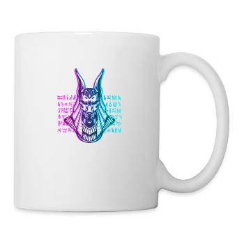 Anubis Gott Ägypten - Tasse - Weiß - Rechts