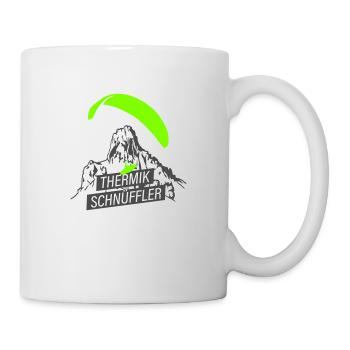 Thermikschnüffler Gleitschirm - Tasse - Weiß - Rechts