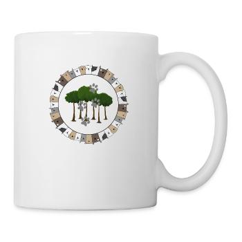 Hunde und Natur - Tasse - Weiß - Rechts