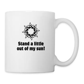 Stand a little out of my sun. Diogenes Philosophy - Mug - white - Right