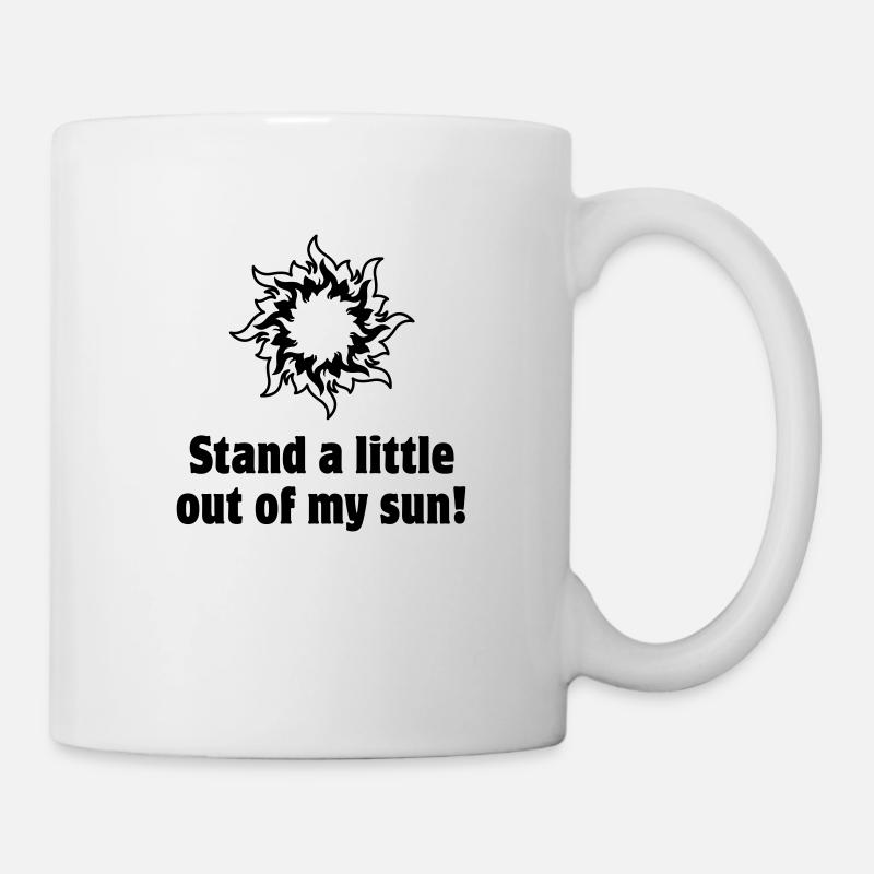 C’était un petit peu de mon sun. Philosophie diogène - Mug blanc - blanc
