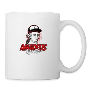 Amadeus Rock Me | Wolfgang Amadeus Mozart Klassik - Tasse - Weiß - Rechts