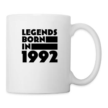 Year of birth 1992 | Vintage Gift - Mug - white - Right