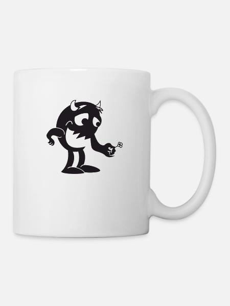 Beast Biest Monster Halloween Geschenkidee - Tasse - Weiß