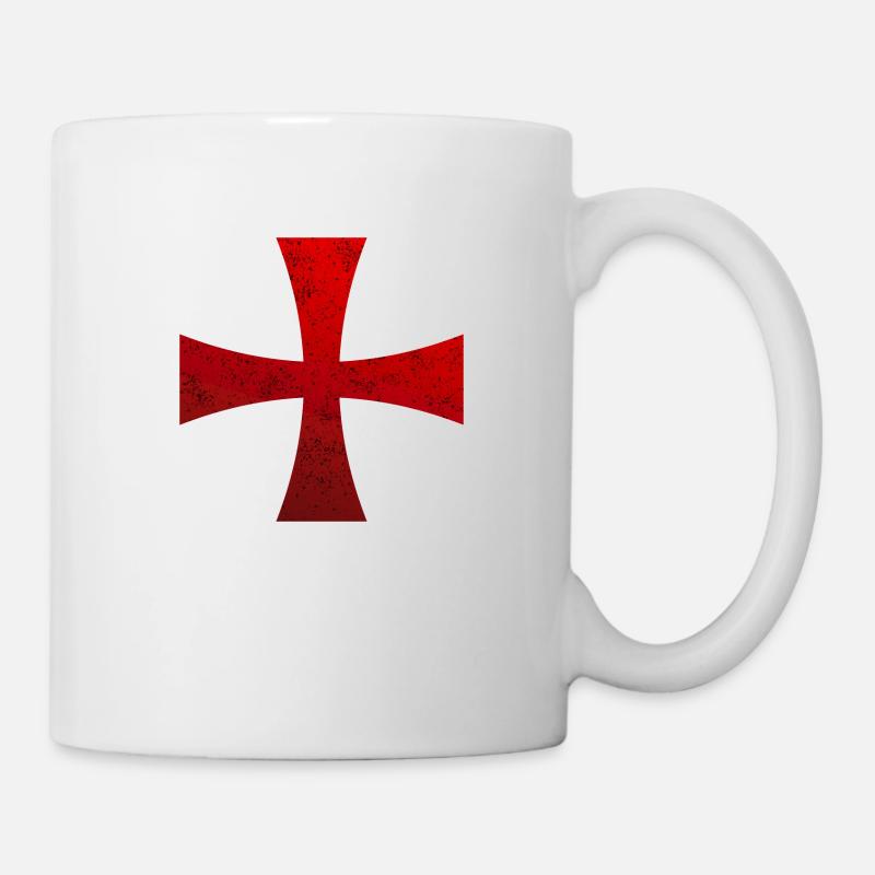 Tempelritter Kreuzritter Templerorden - Tasse - Weiß