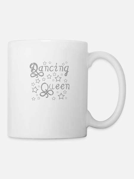 Dancing queen-Silver - Mug blanc - blanc