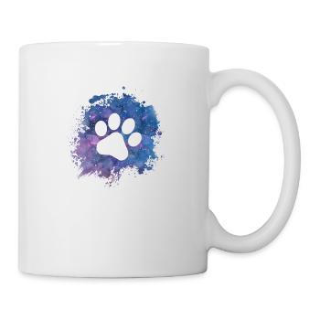 Paw Print Dog Paw Galaxy Dog Owners - Mug - white - Right