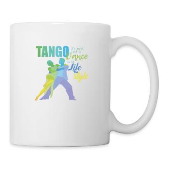 Danse de tango danseur danseur - Mug blanc - blanc - Droite