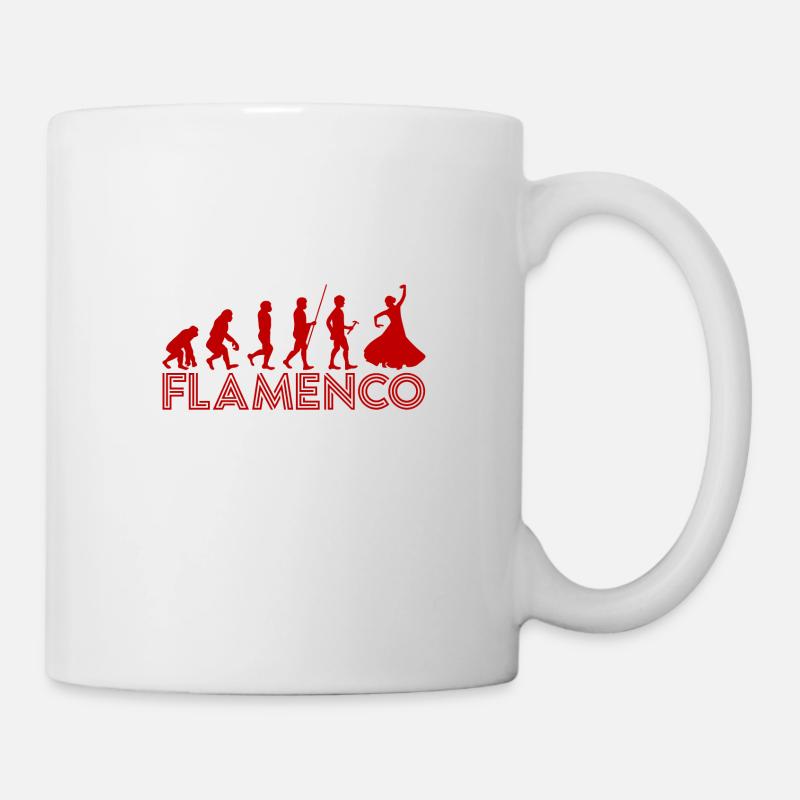 Flamenco Evolution 2 - Mug blanc - blanc