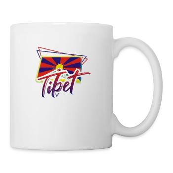 Tibet - Mug blanc - blanc - Droite
