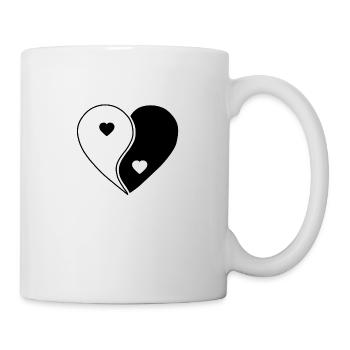 Yin-Yang Hearts - Mug - white - Right