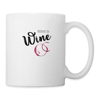 Partners in Wine - Mug blanc - blanc - Droite