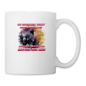 Feuerwehr - Tasse - Weiß - Rechts