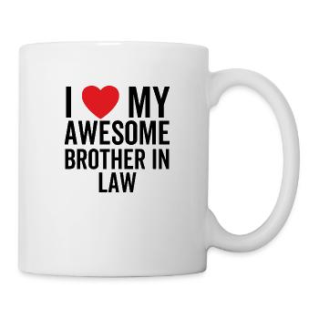 J’aime mon beau-frère génial - Mug blanc - blanc - Droite