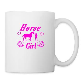 Cheval - Mug blanc - blanc - Droite